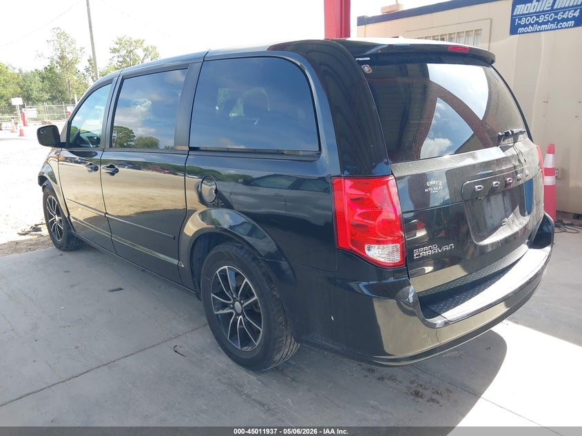 Vin: 2c4rdgbg2hr631204, lot: 45509420, dodge grand caravan se plus 20173