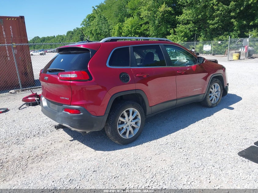 Vin: 1c4pjmds1ew210769, lot: 45509459, jeep cherokee limited 20144