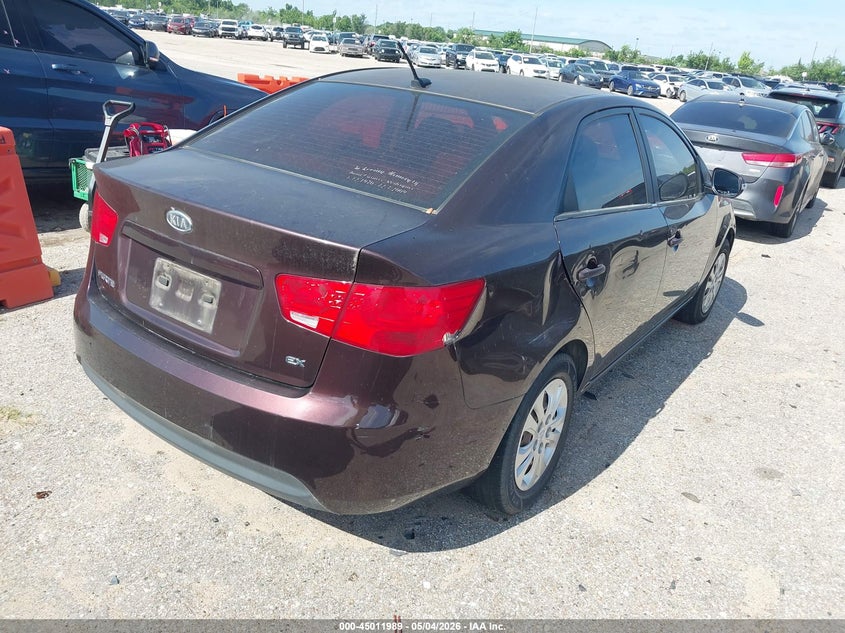 Vin: knafu4a27a5056038, lot: 45509472, kia forte ex 20104