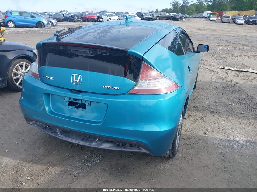 Vin: jhmzf1d66bs002805, lot: 45509530, honda cr-z ex 20114