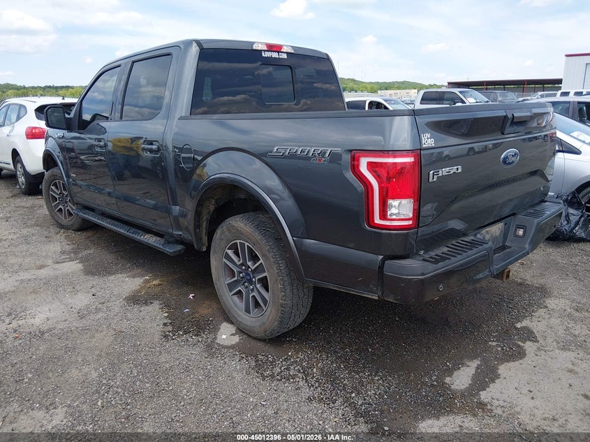 Vin: 1ftew1epxhfb88342, lot: 45509879, ford f-150 xlt 20173