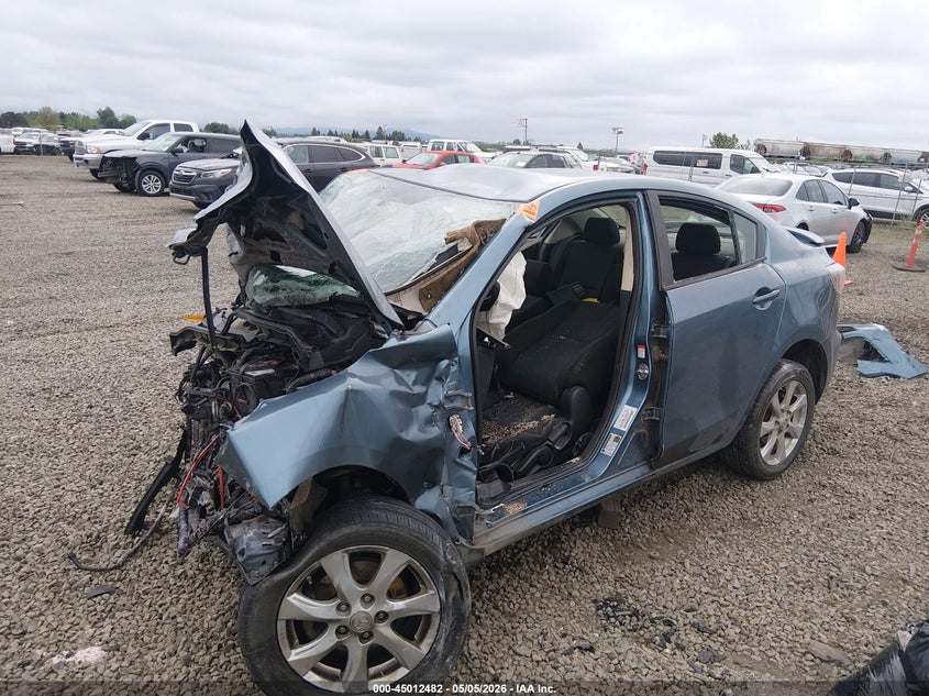 Vin: jm1bl1vg8b1484797, lot: 45509965, mazda mazda3 i touring 20112