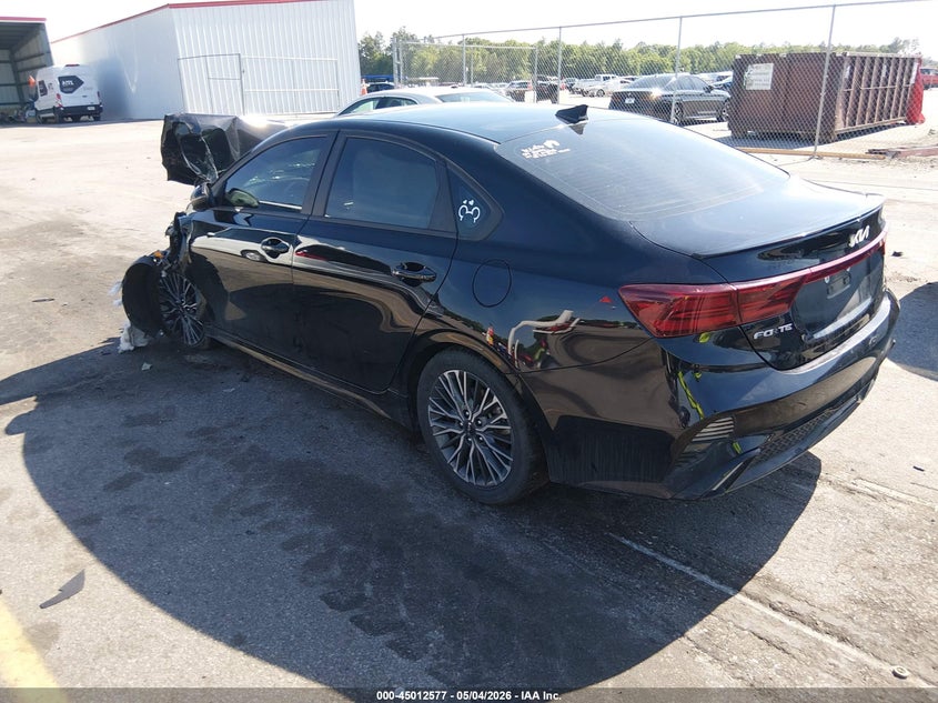 Vin: 3kpf54ad5re691857, lot: 45510060, kia forte gt-line 20243