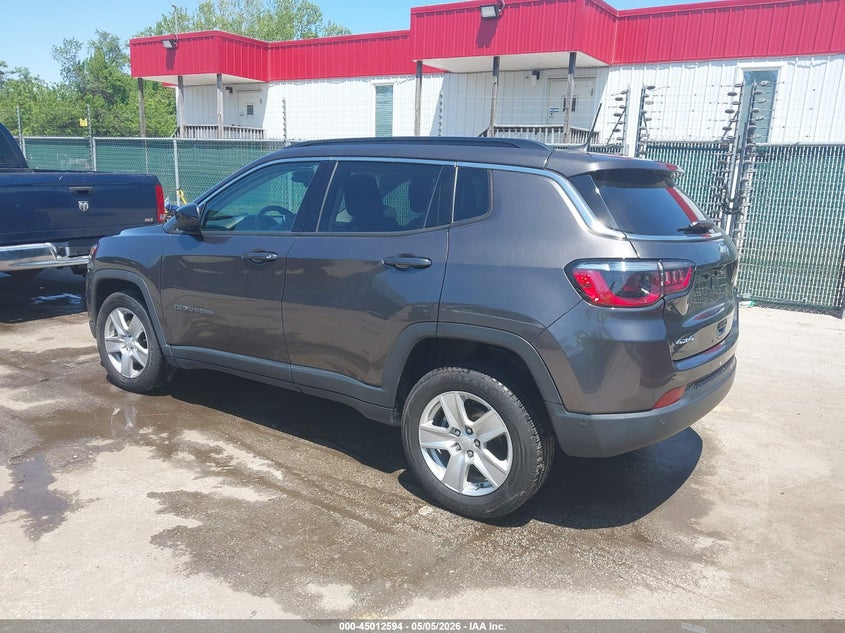 Vin: 3c4njdbb1nt111689, lot: 45510077, jeep compass latitude 4x4 20223