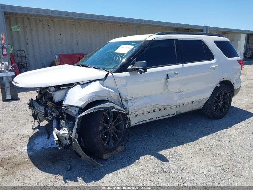Vin: 1fm5k7d85hgd55639, lot: 45510169, ford explorer xlt 20172