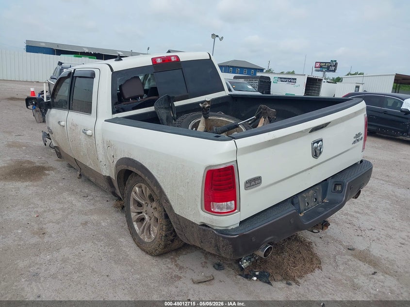 Vin: 1c6rr7pt8hs794937, lot: 45510198, ram 1500 longhorn  4x4 5'7 box 20173