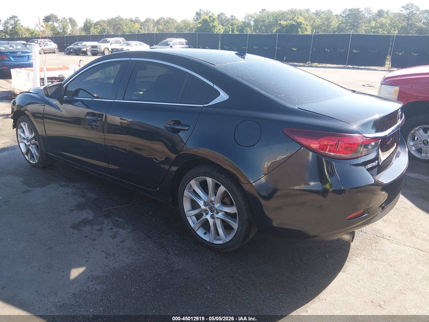 Vin: jm1gj1v52g1425732, lot: 45510402, mazda mazda6 i touring 20163