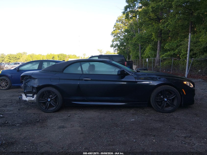 2014 BMW 640I xDrive VIN: WBAYP5C54EDZ27826 Lot: 45012970