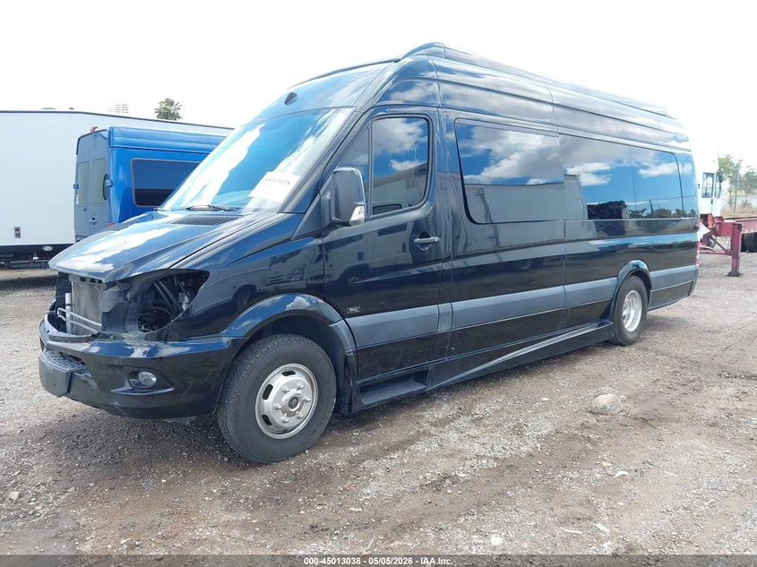 Vin: wdapf1cd1hp521445, lot: 45510521, mercedes-benz sprinter 3500 high roof v6 20172