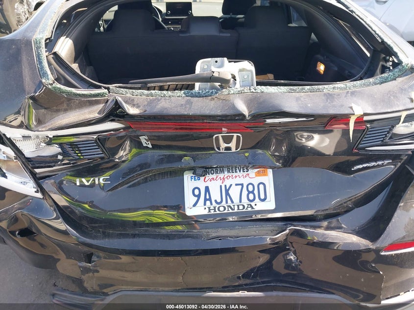 VIN 19XFL2G87NE010578 2022 HONDA CIVIC SPORT