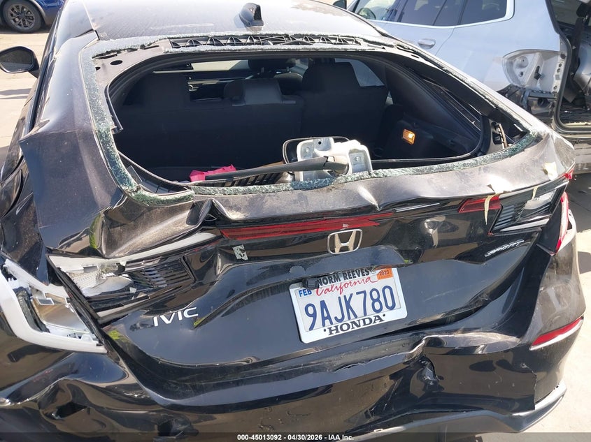 VIN 19XFL2G87NE010578 2022 HONDA CIVIC SPORT