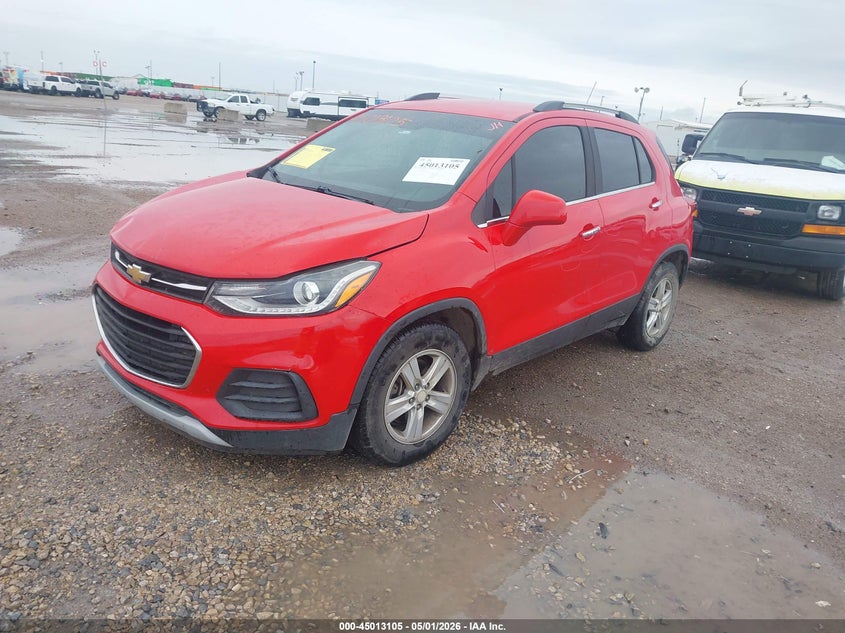 Vin: 3gncjlsb6hl189883, lot: 45510588, chevrolet trax lt 20172