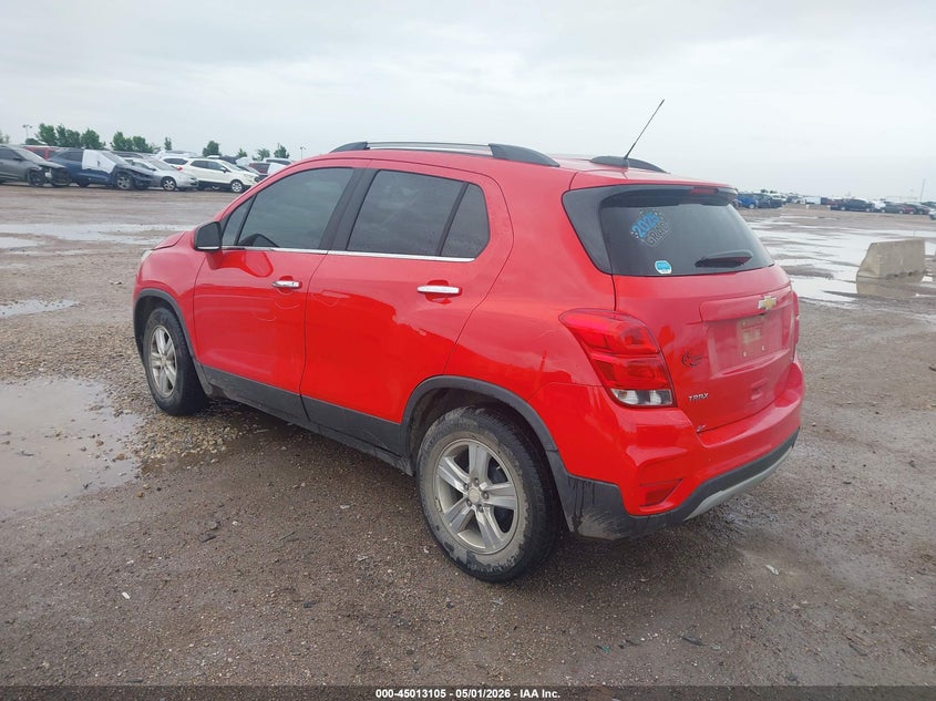 Vin: 3gncjlsb6hl189883, lot: 45510588, chevrolet trax lt 20173