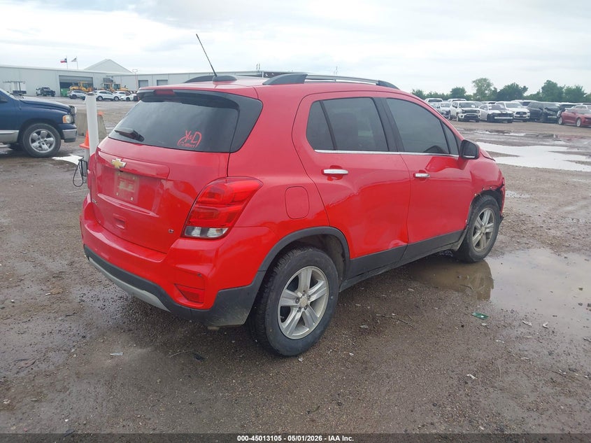 Vin: 3gncjlsb6hl189883, lot: 45510588, chevrolet trax lt 20174