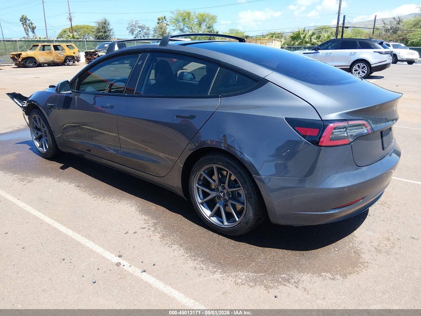 Vin: 5yj3e1ea0mf911457, lot: 45510654, tesla model 3 standard range plus rear-wheel drive 20213