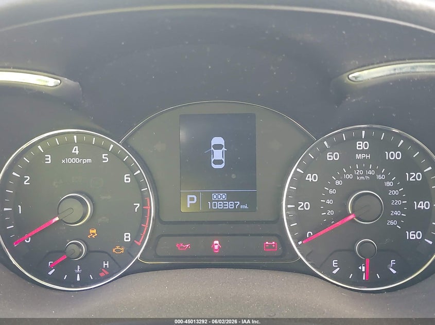 2016 KIA FORTE HATCHBACK 2.0L I-4 DI, DOHC, VVT, 173HP