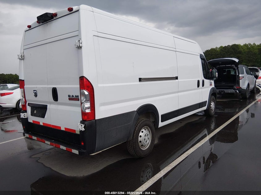 Vin: 3c6mrvjgxme590955, lot: 45510777, ram promaster 3500 cargo van high roof 159 wb ext 20214