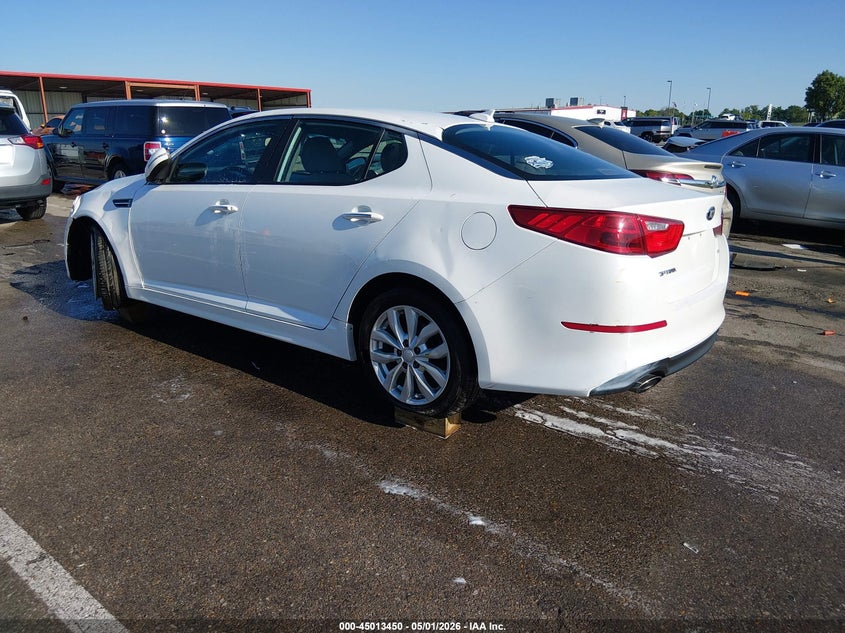 Vin: 5xxgm4a79eg314208, lot: 45510933, kia optima lx 20143