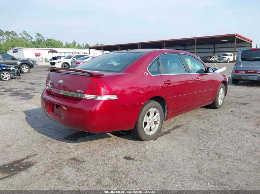 2008 CHEVROLET IMPALA SEDAN 3.5L V-6 VVT, 211HP