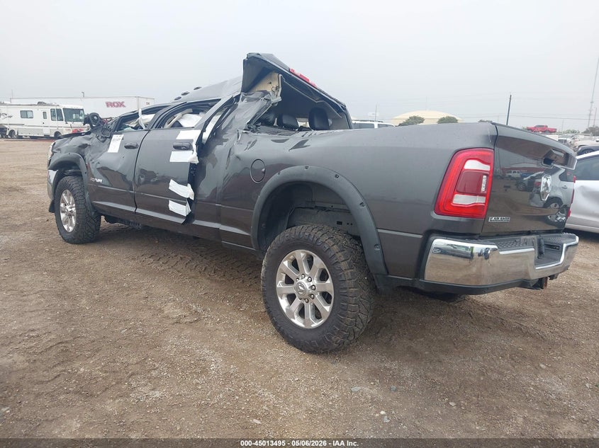 Vin: 3c6ur5nl8rg213110, lot: 45510978, ram 2500 laramie crew cab 4x4 6'4 box 20243