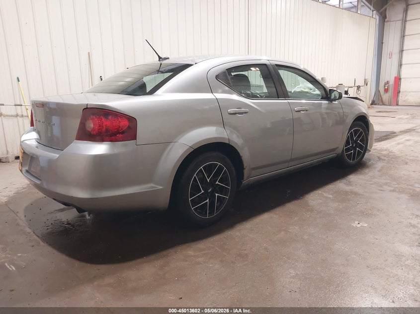 Vin: 1c3cdzabxen129786, lot: 45511085, dodge avenger se 20144