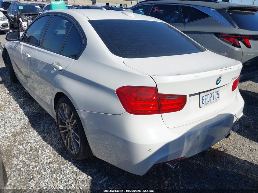 BMW 335I 2015 VIN WBA3A9C50FKW74343
