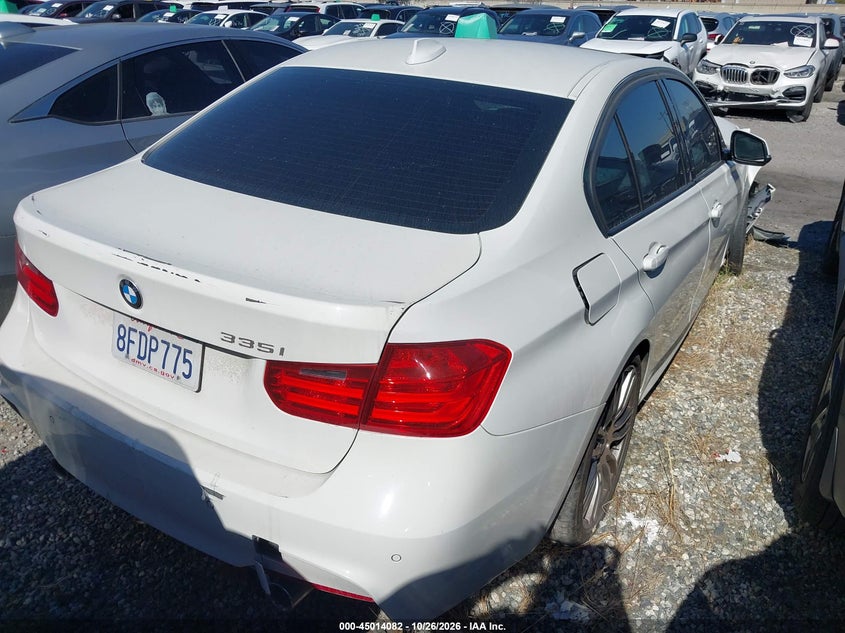 BMW 335I 2015 VIN WBA3A9C50FKW74343