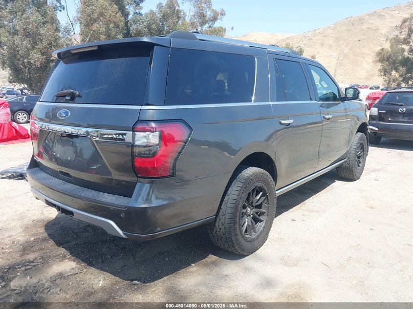Vin: 1fmjk2at4kea35211, lot: 45511573, ford expedition max limited 20194