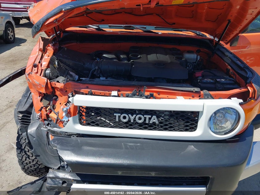 2014 Toyota Fj Cruiser VIN: JTEBU4BF9EK186036 Lot: 45014162