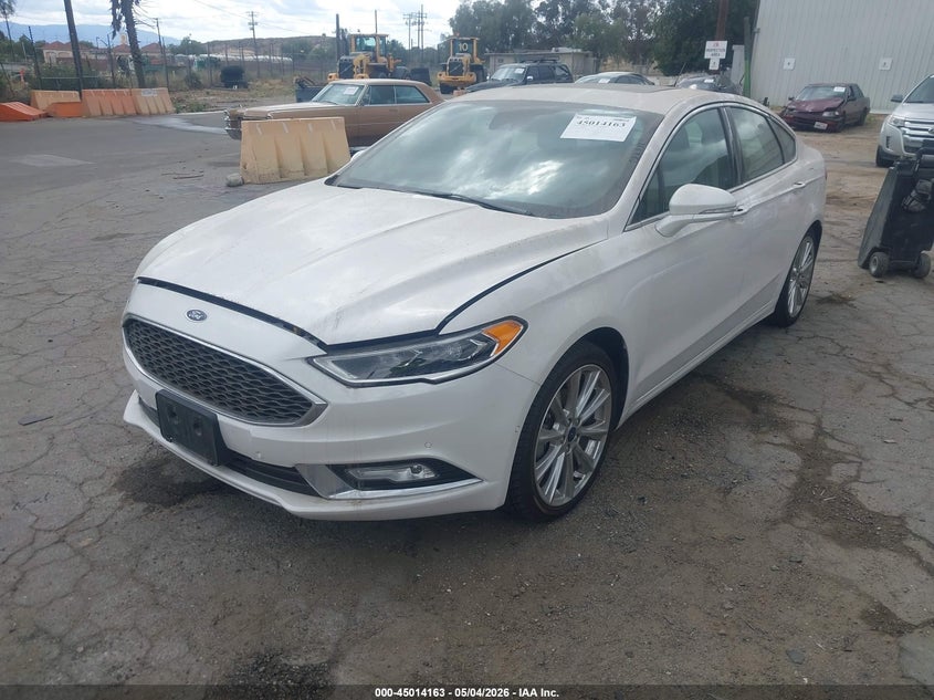 2017 Ford Fusion Platinum 3FA6P0K94HR195538 photo 1