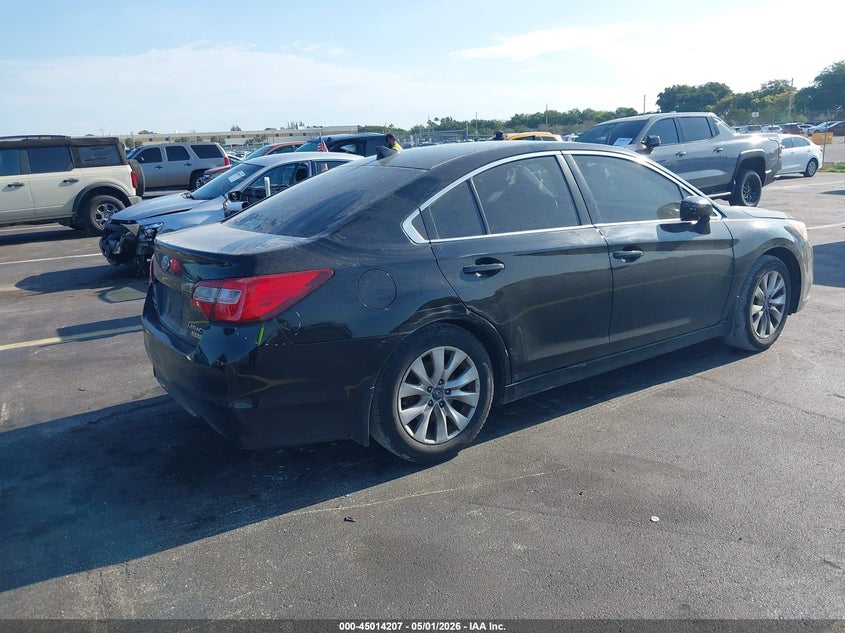 Vin: 4s3bnad68h3022577, lot: 45511690, subaru legacy 2.5i premium 20174