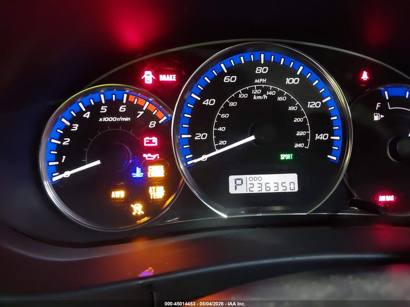 2010 SUBARU FORESTER auction photo 7