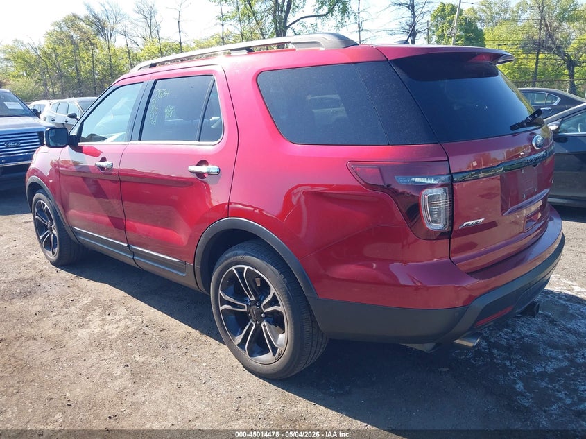 Vin: 1fm5k8gt6ega60793, lot: 45511961, ford explorer sport 20143