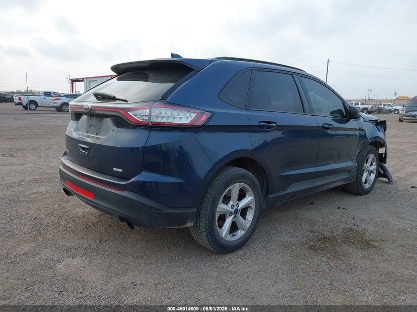 Vin: 2fmpk3g93hbb79428, lot: 45512088, ford edge se 20174