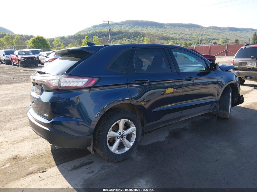 Vin: 2fmpk4g93hbb02967, lot: 45512100, ford edge se 20174