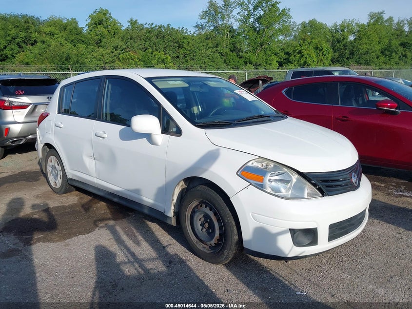 2012 Nissan Versa 1.8 1.8 S white Lot 111045014644 Vin 3N1BC1CP4CK229649