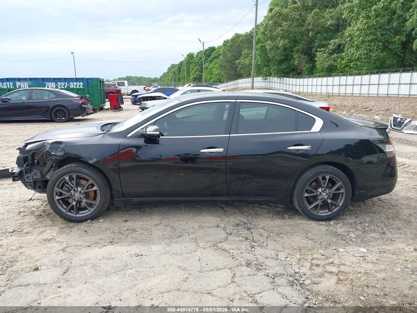 2012 Nissan Maxima 3.5 3.5 S black Lot 111045014776 Vin 1N4AA5AP3CC814579