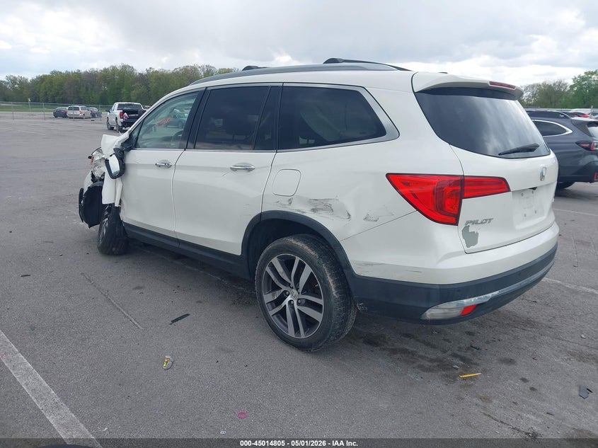Vin: 5fnyf6h94gb077571, lot: 45512288, honda pilot touring 20163