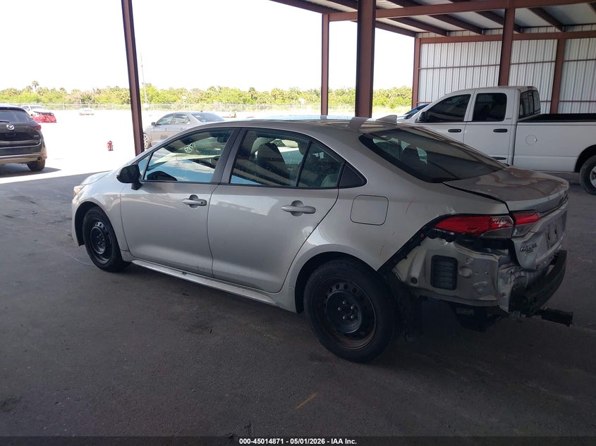 VIN 5YFEPMAE7MP186019 2021 TOYOTA COROLLA LE
