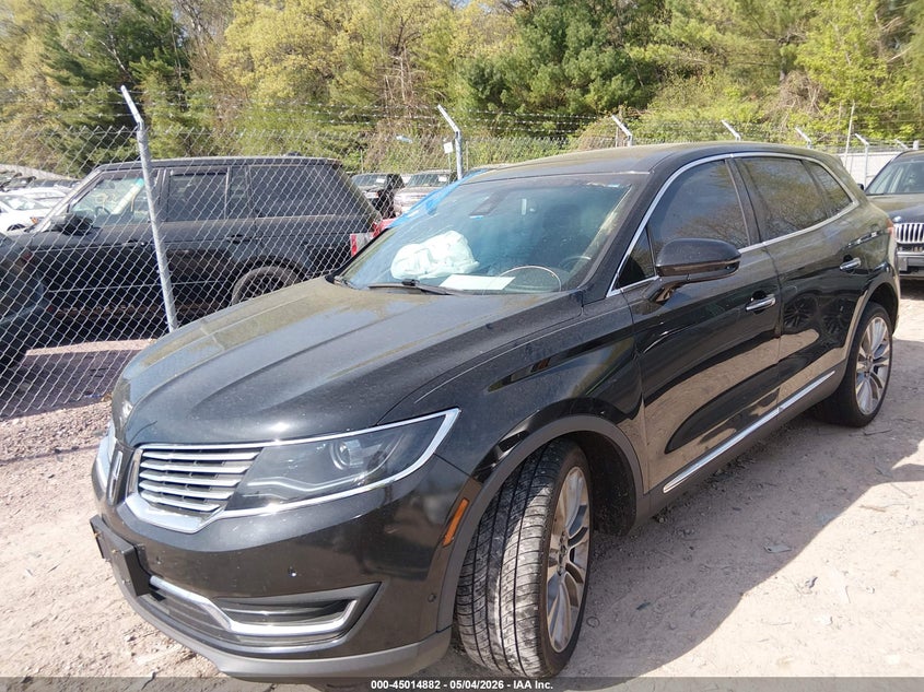 Vin: 2lmtj8lp1gbl46228, lot: 45512365, lincoln mkx reserve 20162