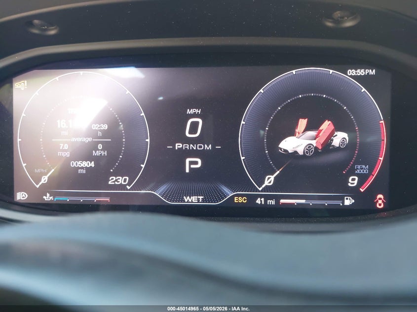 2022 Maserati Mc20 VIN: ZAM24BXA1N0378726 Lot: 45014965