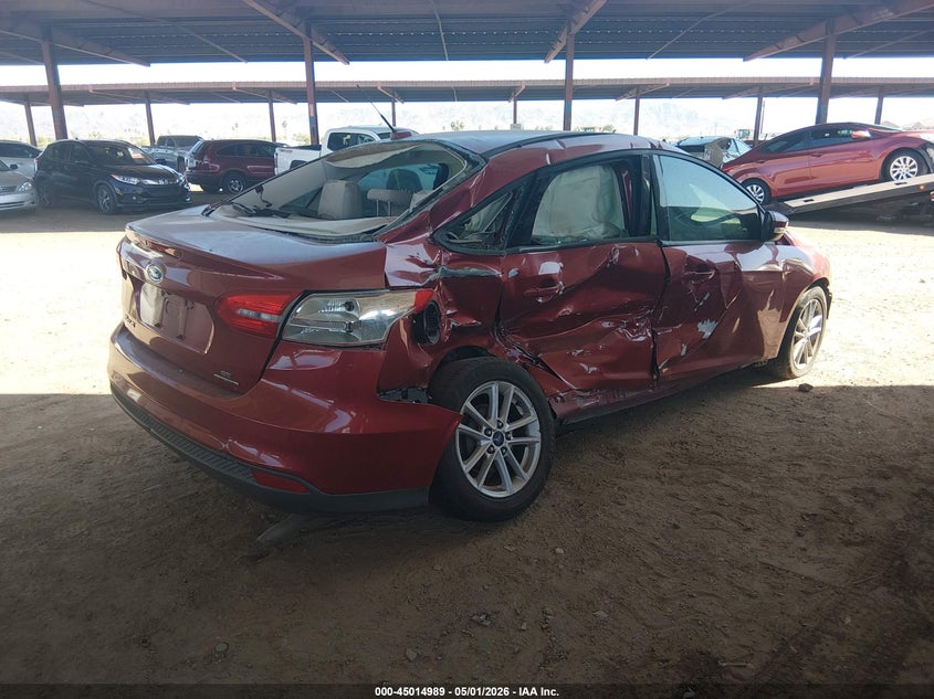 Vin: 1fadp3f2xfl211128, lot: 45512472, ford focus se 20154