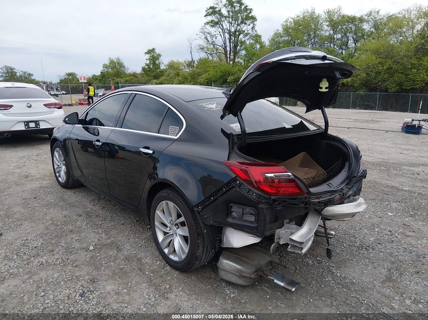 Vin: 2g4gn5ex1e9317605, lot: 45512490, buick regal turbo/e-assist premium i 20143
