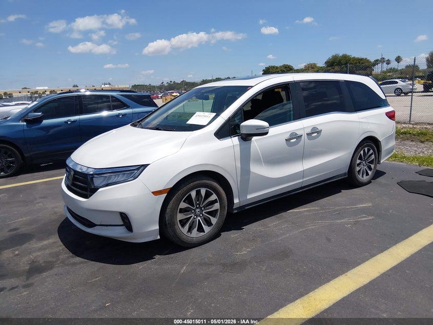 VIN 5FNRL6H7XMB043531 2021 HONDA ODYSSEY EX-L
