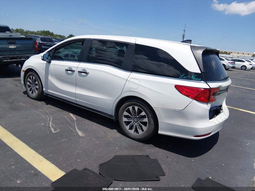 VIN 5FNRL6H7XMB043531 2021 HONDA ODYSSEY EX-L