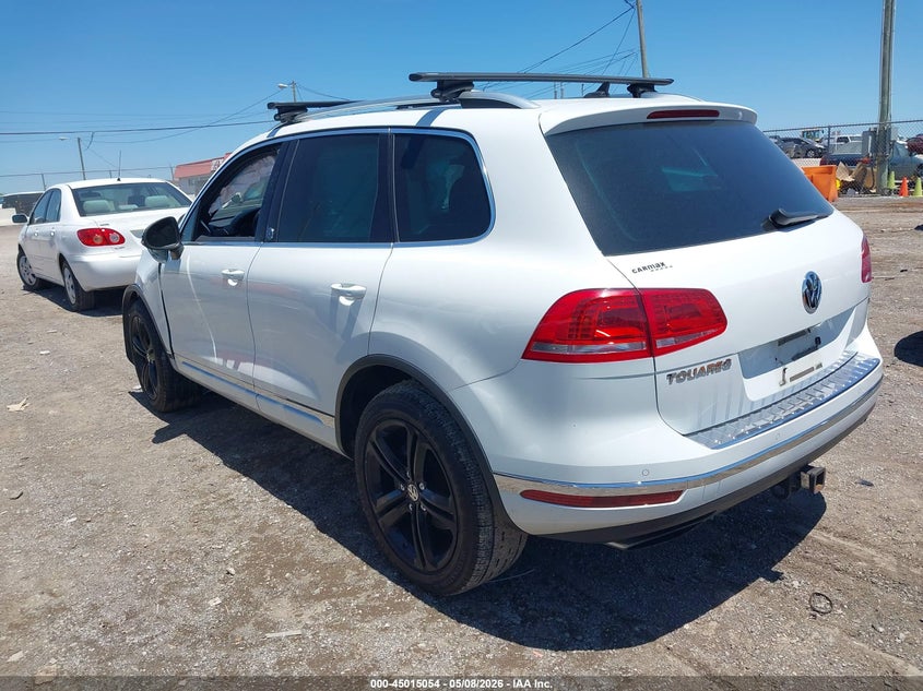 Vin: wvgrf7bpxhd006901, lot: 45512537, volkswagen touareg v6 wolfsburg edition 20173
