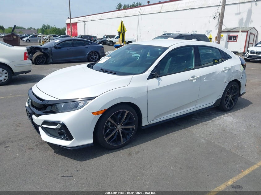 VIN SHHFK7H45MU424588 2021 HONDA CIVIC SPORT