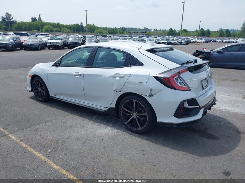 VIN SHHFK7H45MU424588 2021 HONDA CIVIC SPORT