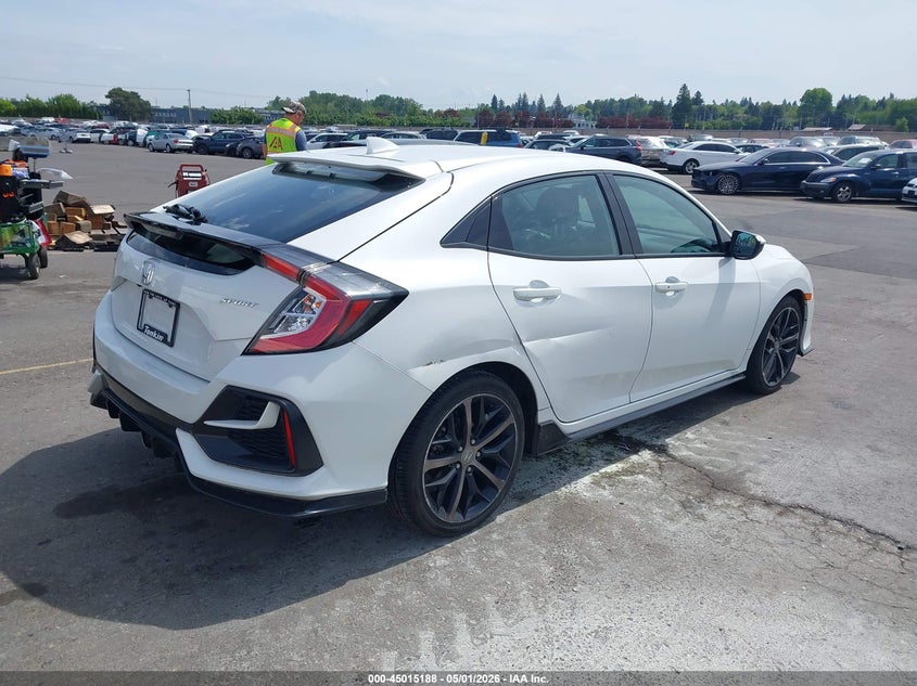 VIN SHHFK7H45MU424588 2021 HONDA CIVIC SPORT