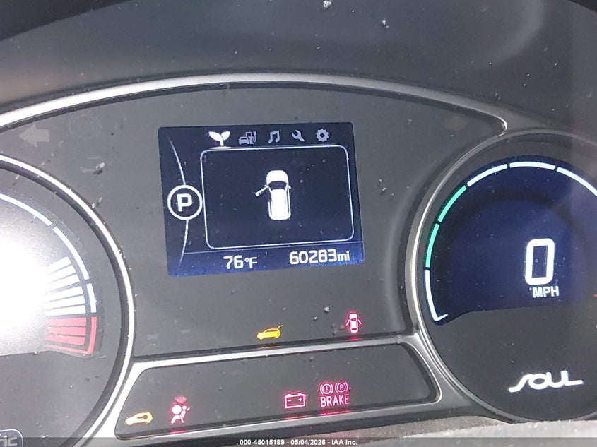 2016 Kia Soul Ev VIN: KNDJP3AE5G7016272 Lot: 45015199